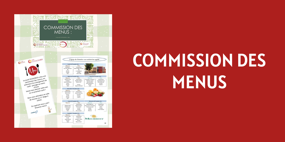 Commission des menus au SMR Le Colombier : un moment d’échanges constructifs