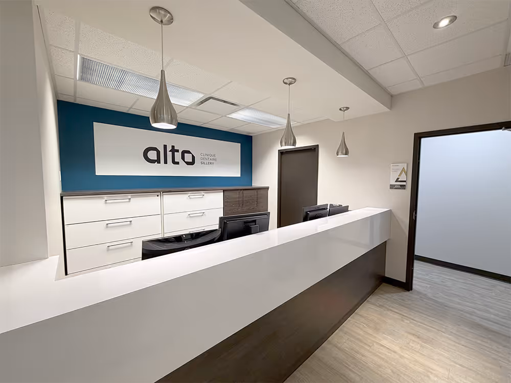 Réception d'Alto - Clinique dentaire Sillery