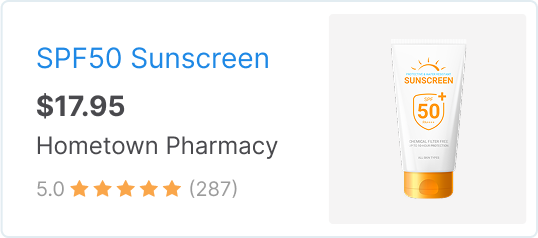 Sunscreen SPF50