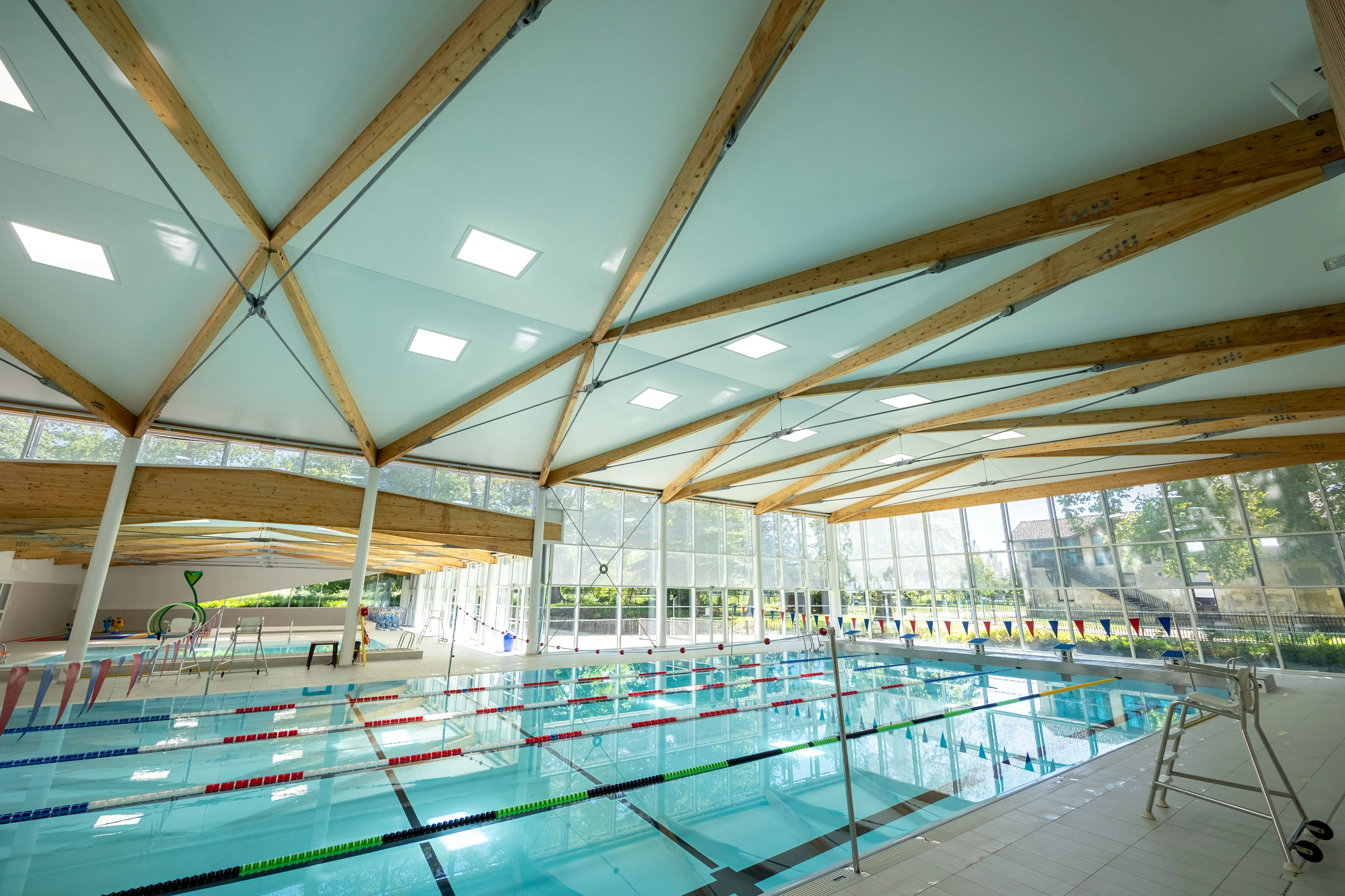 Photo de la piscine de Blanquefort, projet mené par INTECH