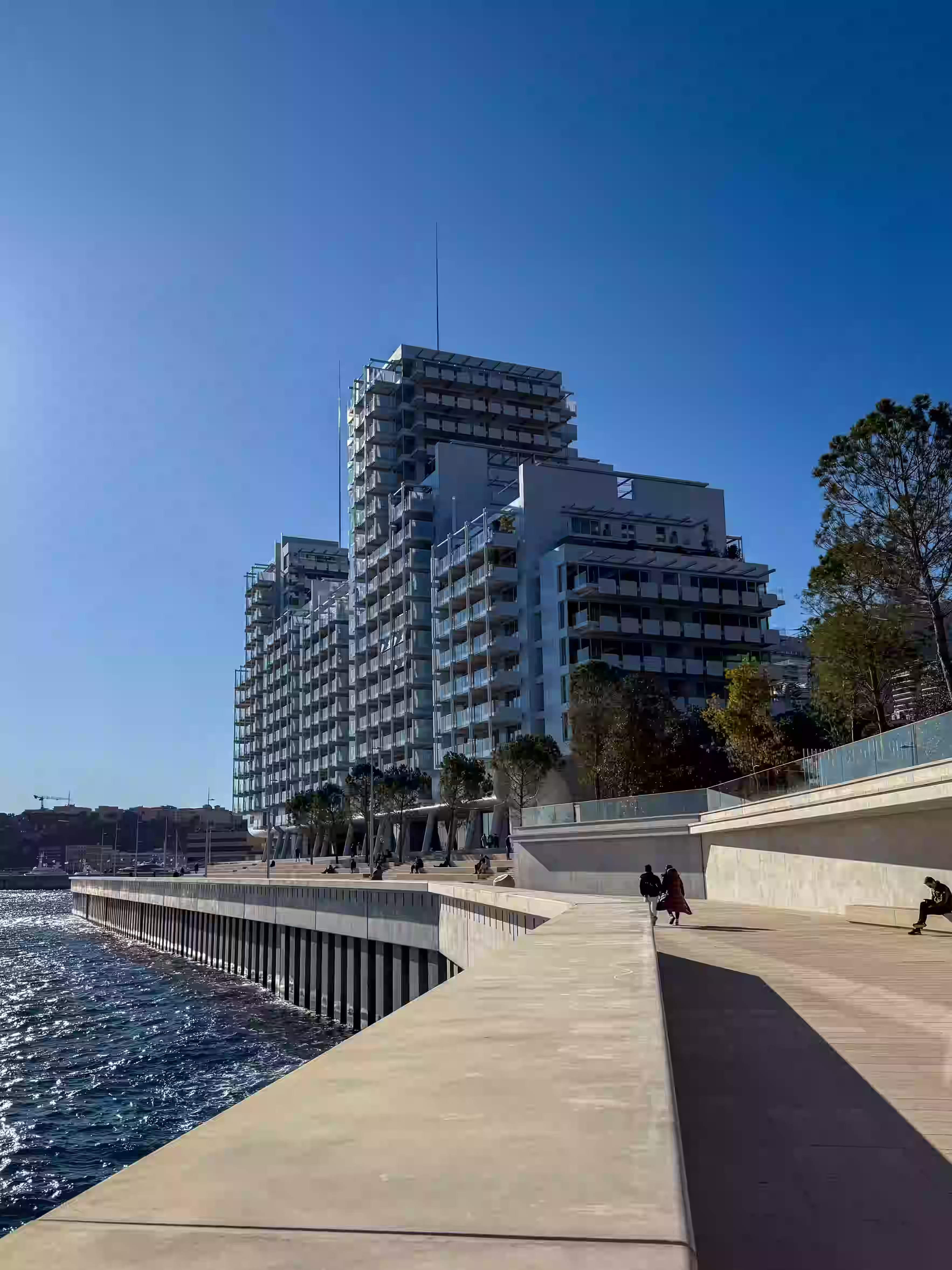 building by the sea in Monaco