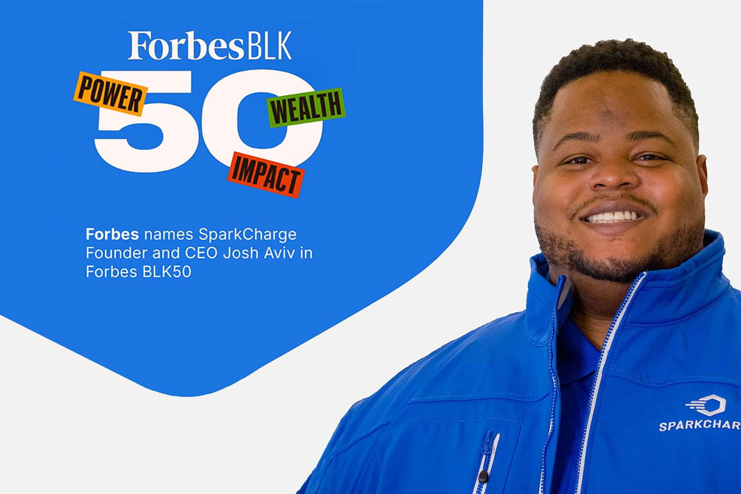 SparkCharge Founder & CEO Joshua Aviv Named to Forbes BLK 50