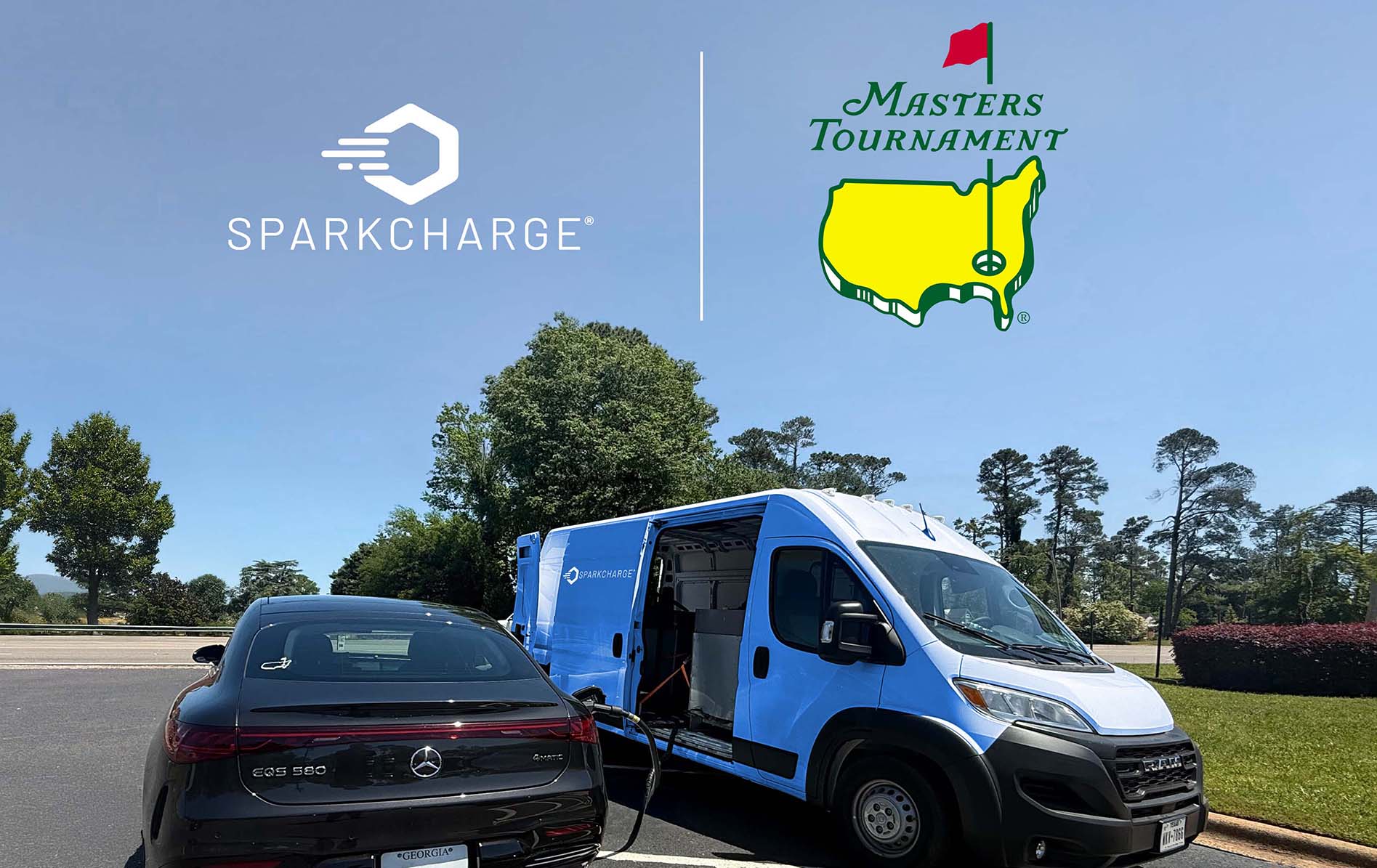 Driving Excellence: SparkCharge Chosen as EV Charging Partner for the 2025 Masters Tournament