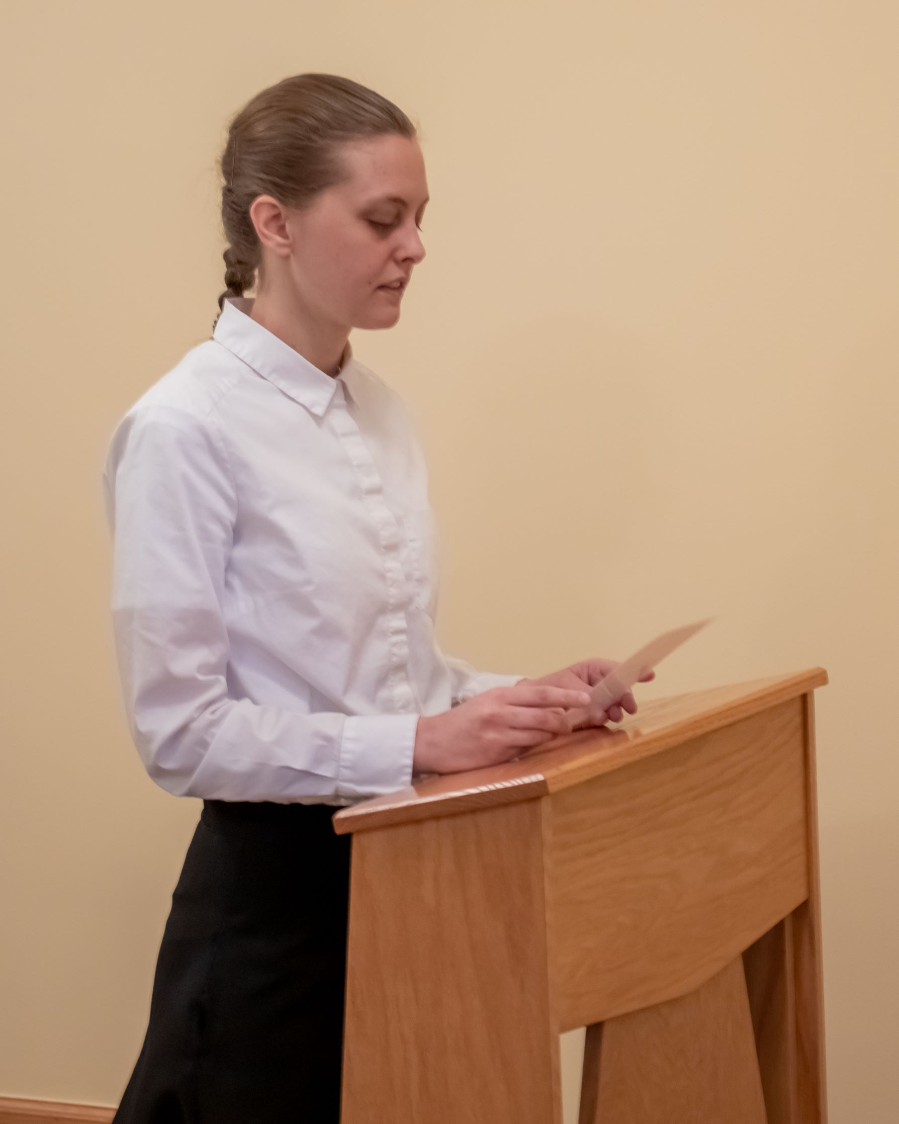 On the Feast of St. Catherine of Siena, we welcomed our newest member, Sr. Nichole, to Postulancy!