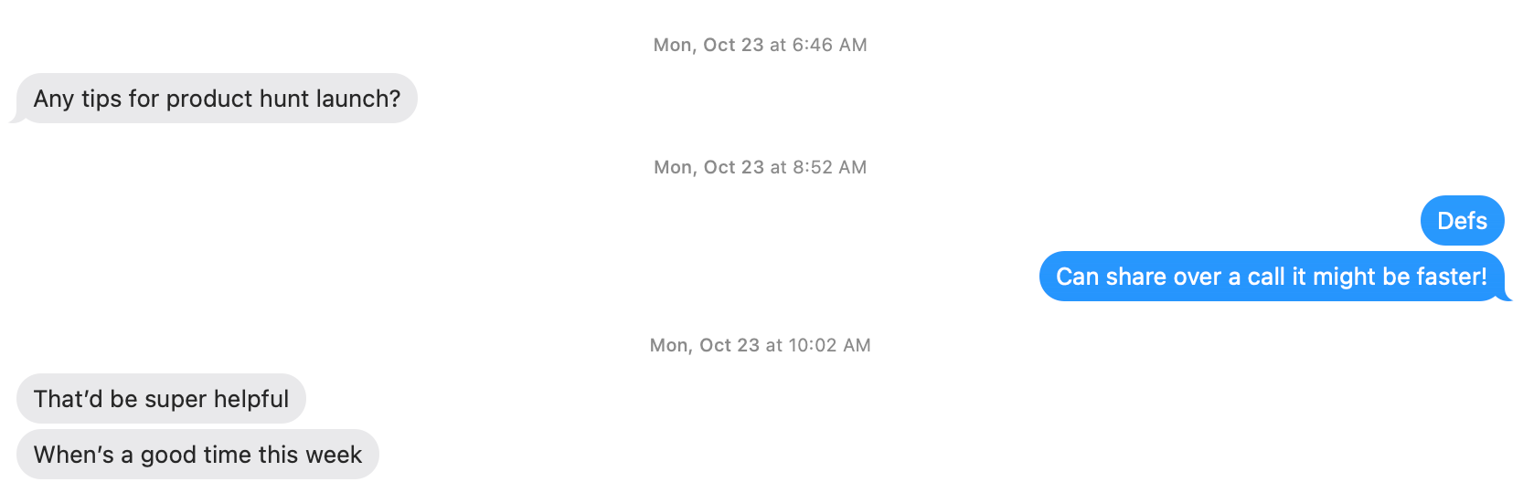 Since our recent launch on Product Hunt, I've received a ton of messages like these from fellow founders and operators: