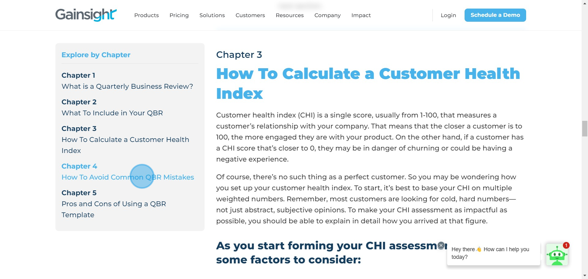 8 Click on "How To Avoid Common QBR Mistakes"