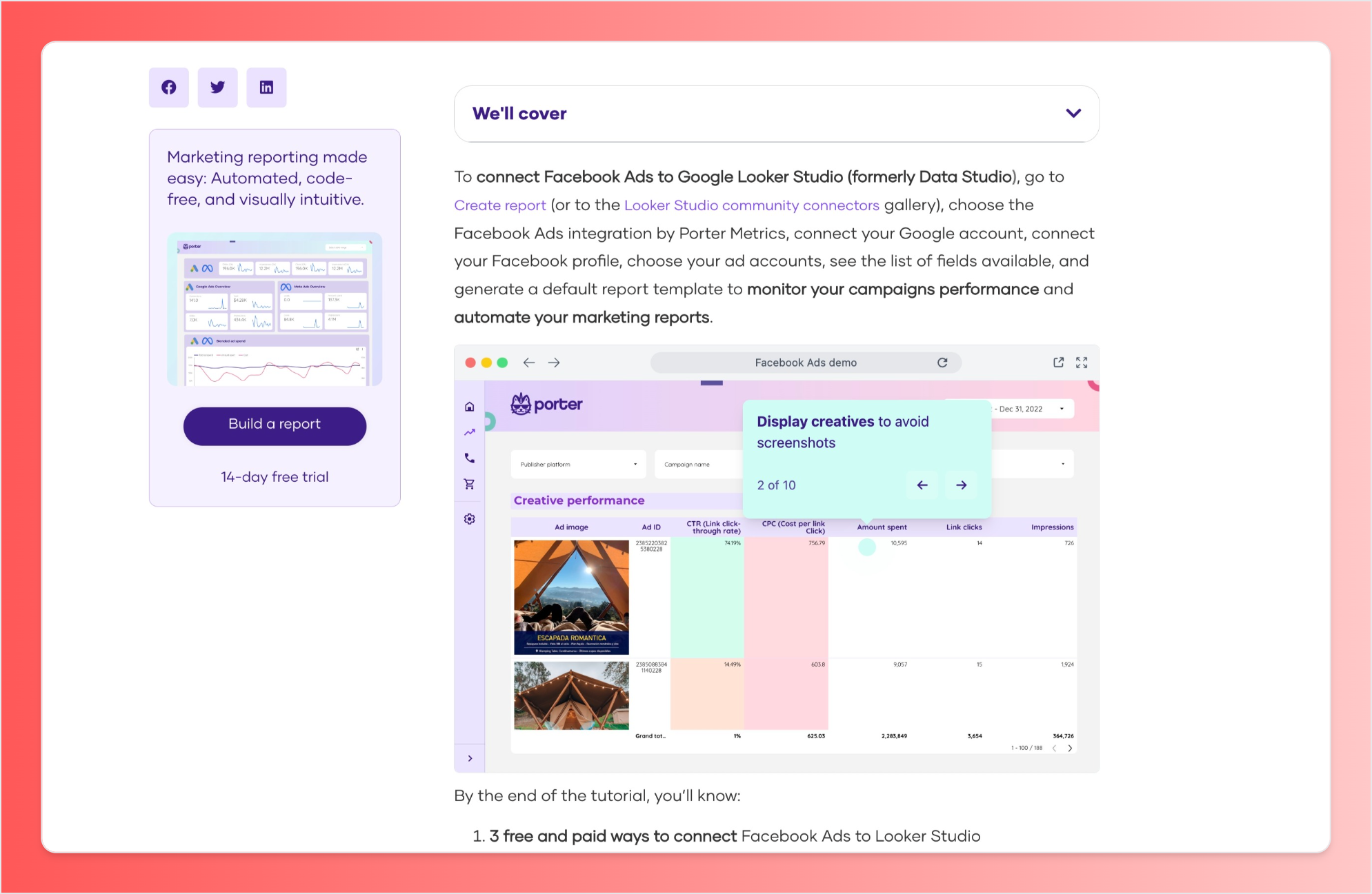 Build interactive demos for support and knowledge docs and empower users to learn by doing.