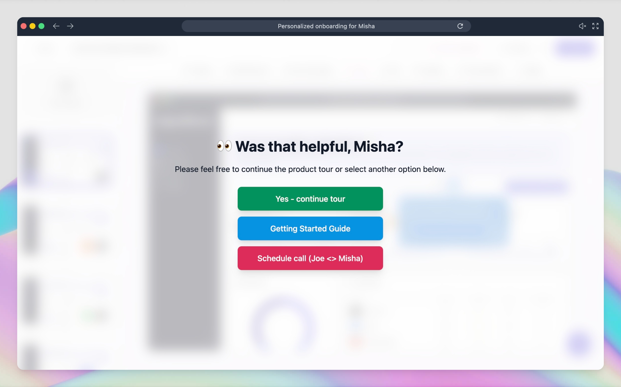 Add multiple CTAs in your demo to let the viewer choose what they want to do next