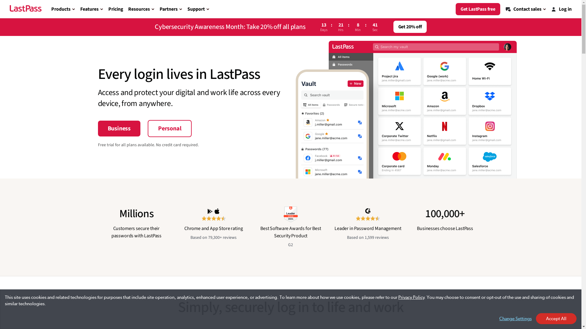 LastPass Screenshot