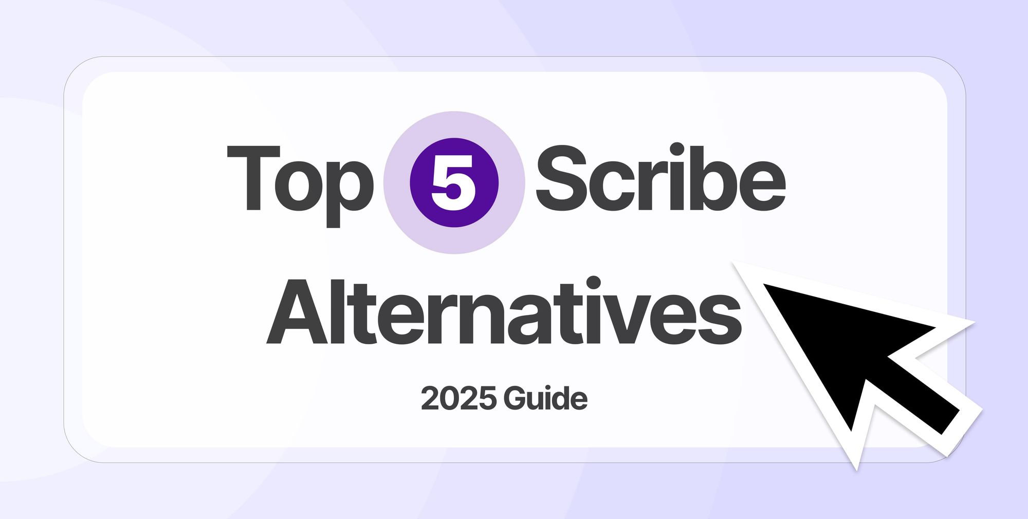 Top 5 ScribeHow Alternatives and Competitors (2025 Guide)