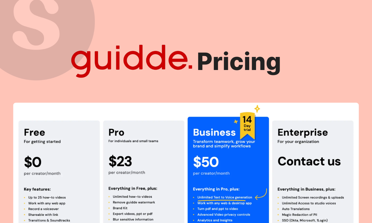 Guidde Pricing: Is It Worth It? (+ A Better Alternative)