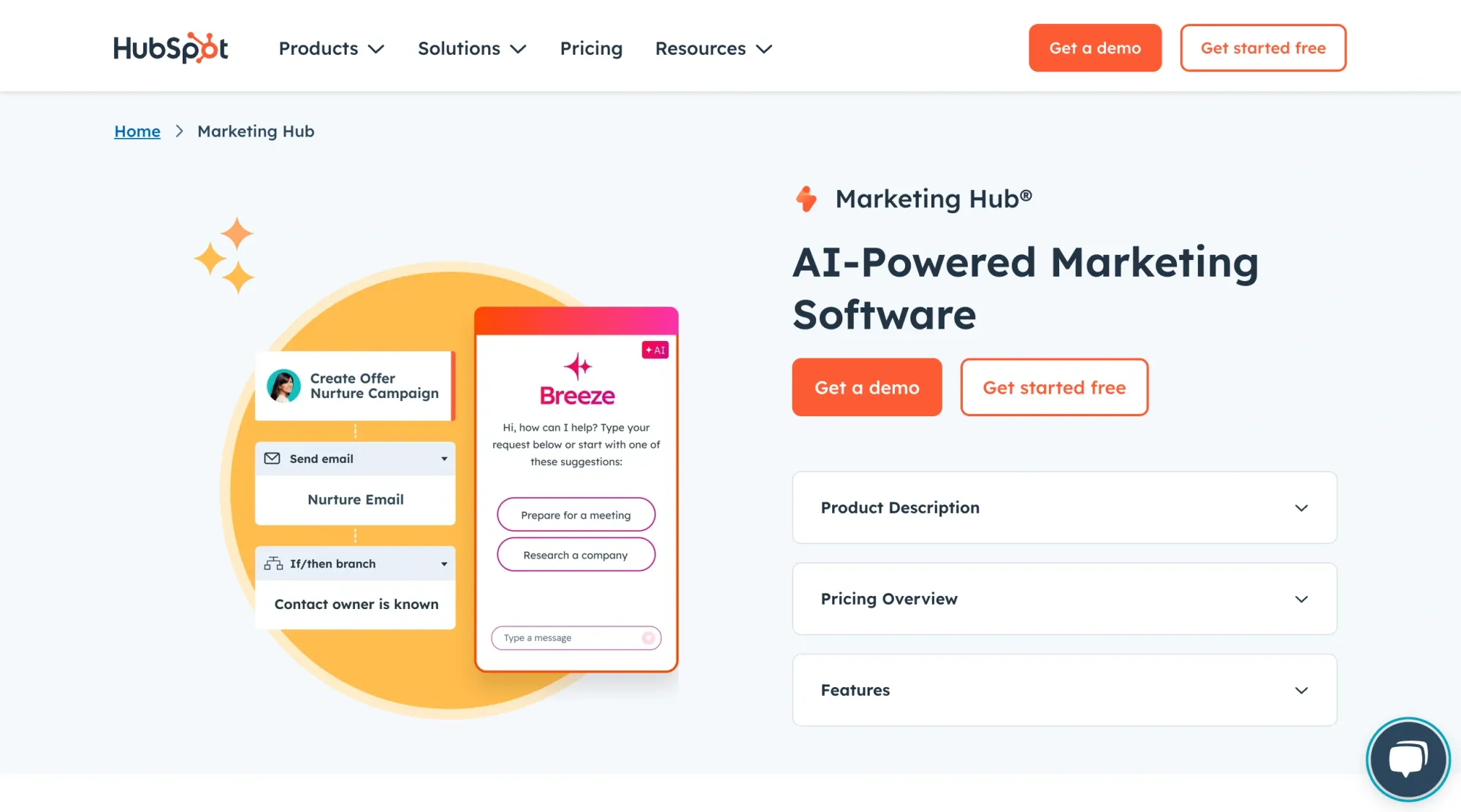 HubSpot lets you create smart automation workflows