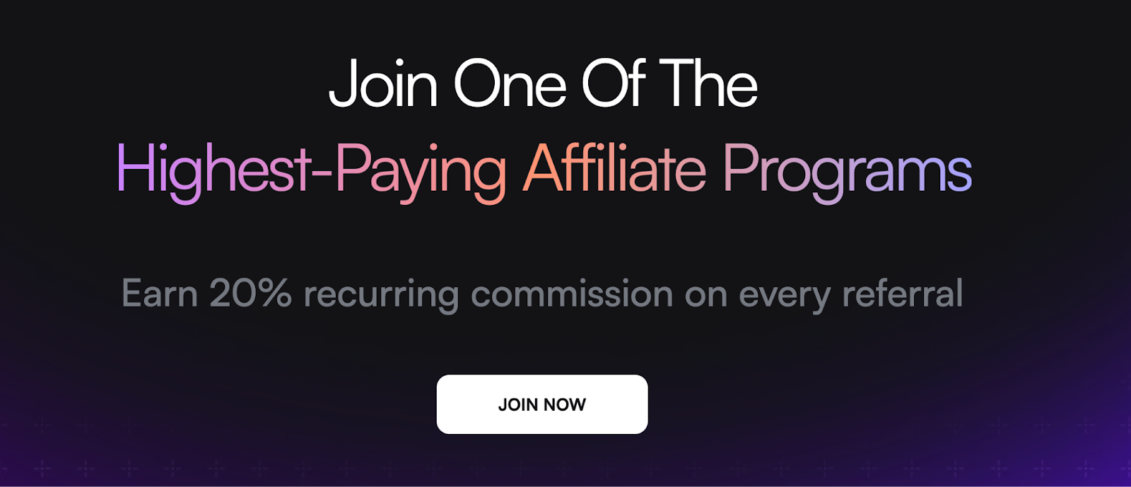 Screenshot of Writesonic's affiliate marketing program page