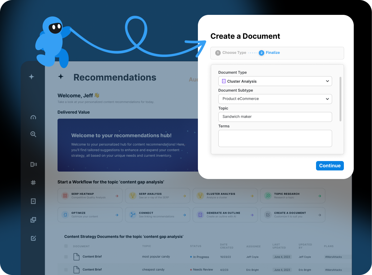 MarketMuse dashboard screenshot