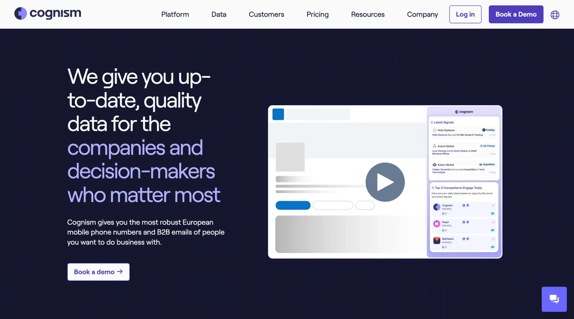 Prioritize leads with timely company updates