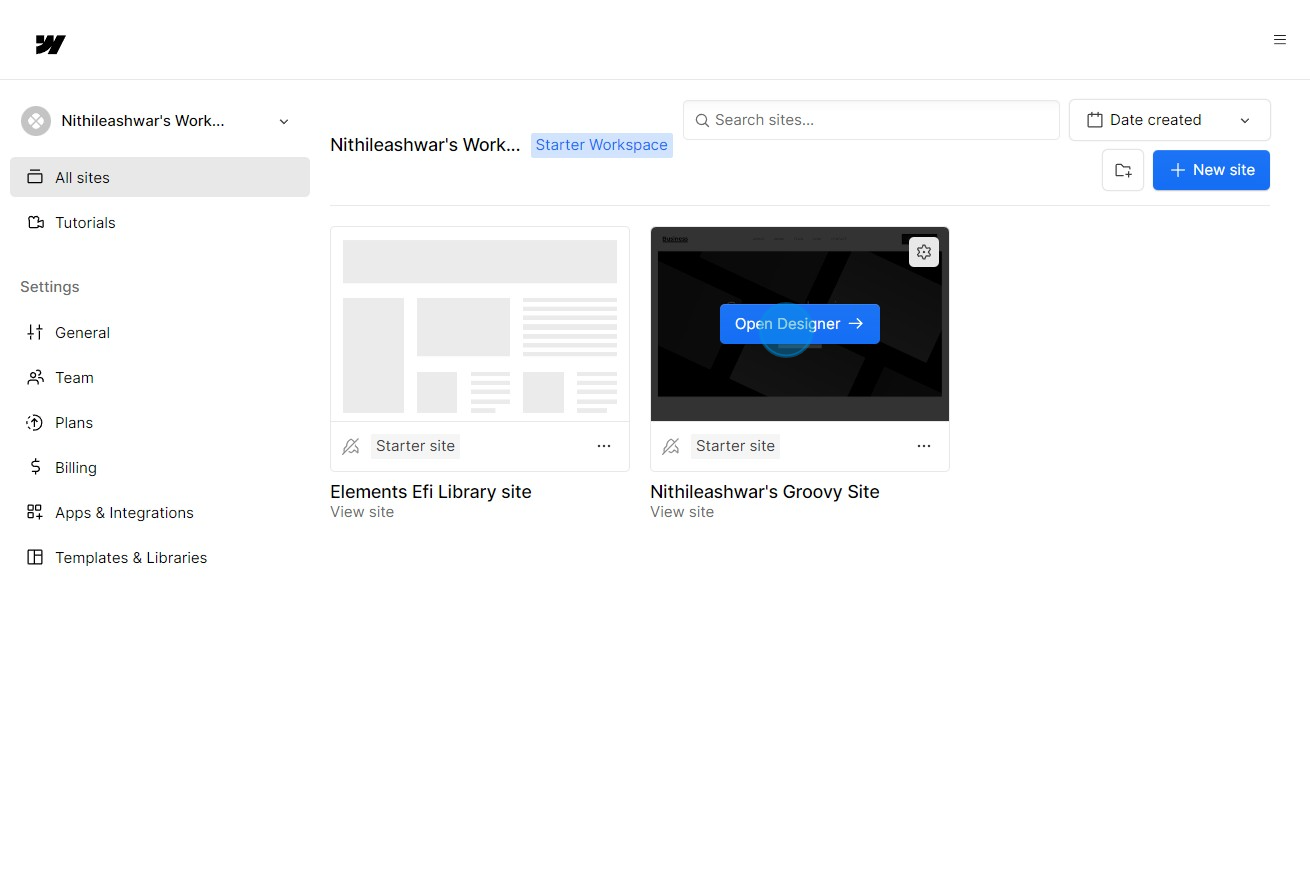 1 Click on "Open Designer"