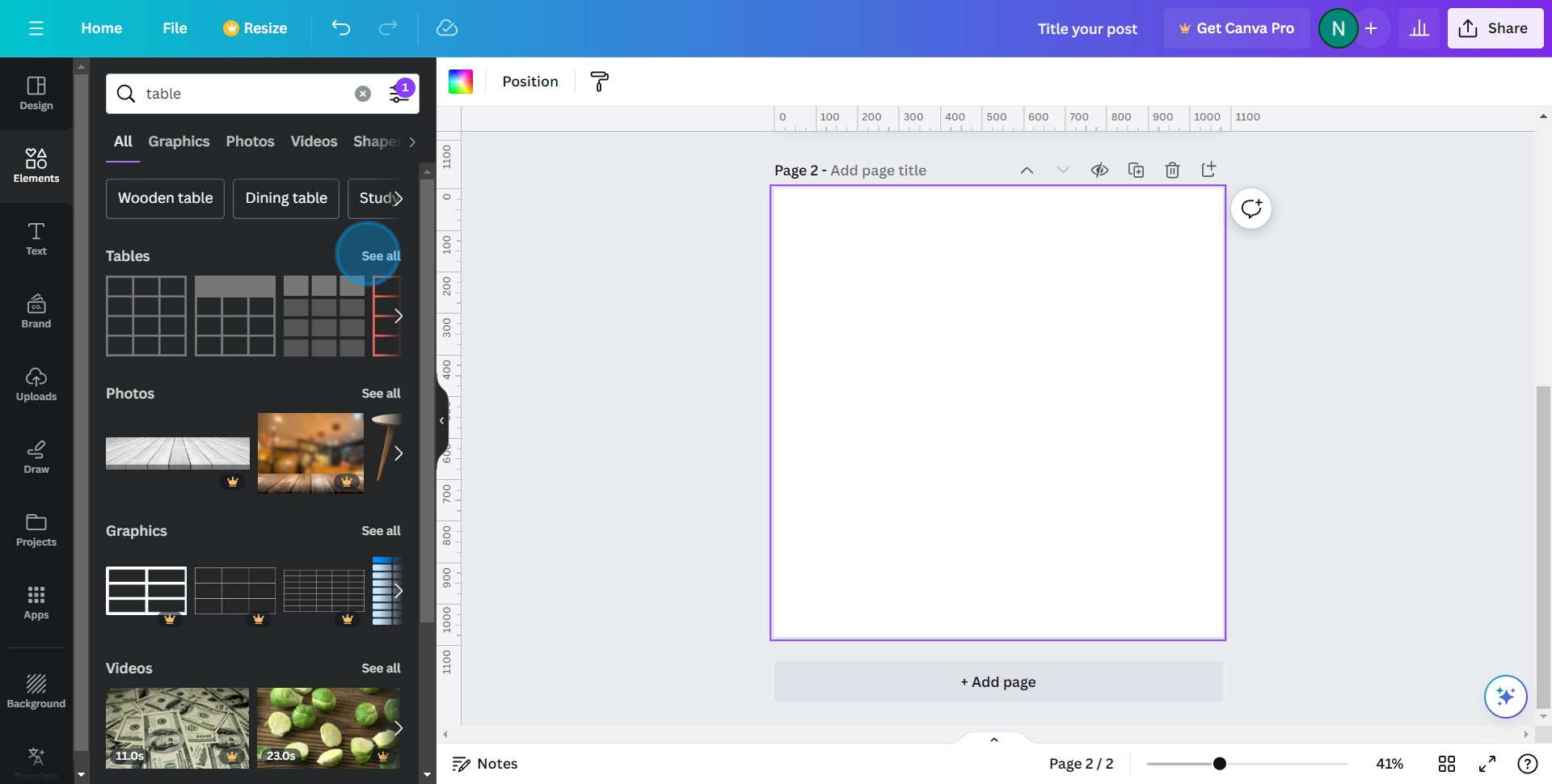 5 Click on "See all"