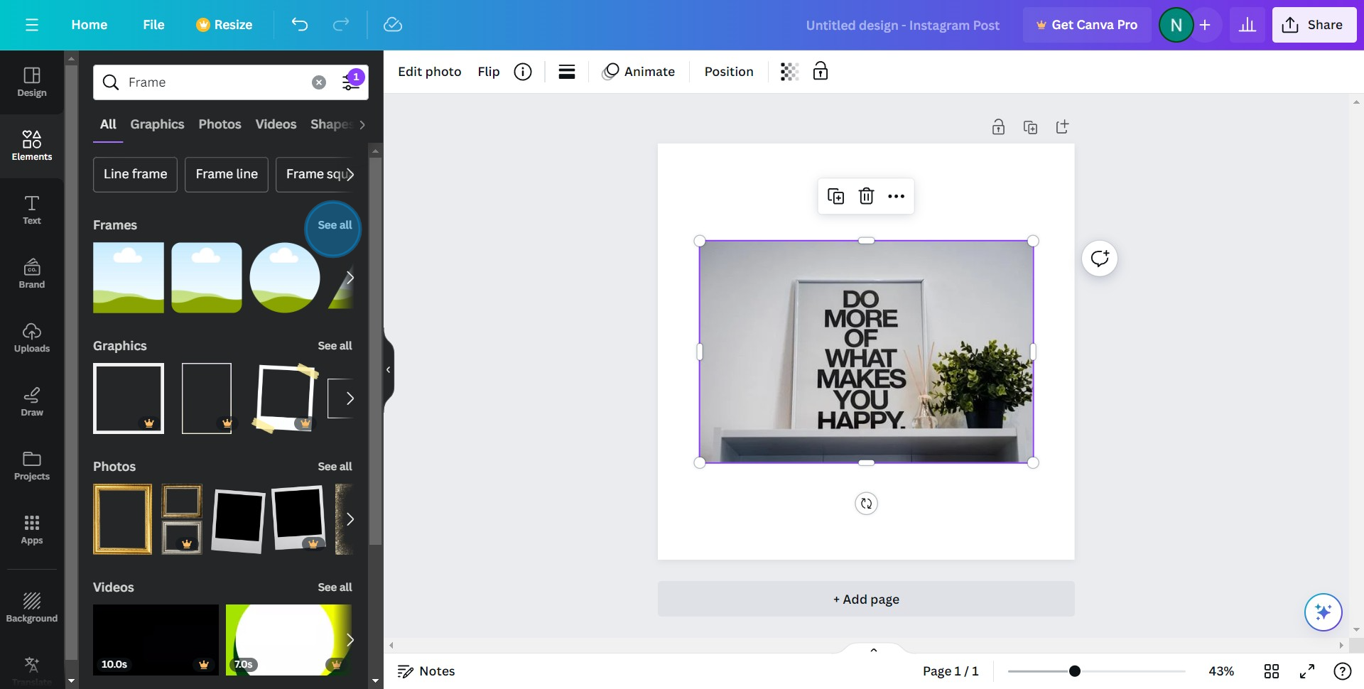 5 Click on "See all"