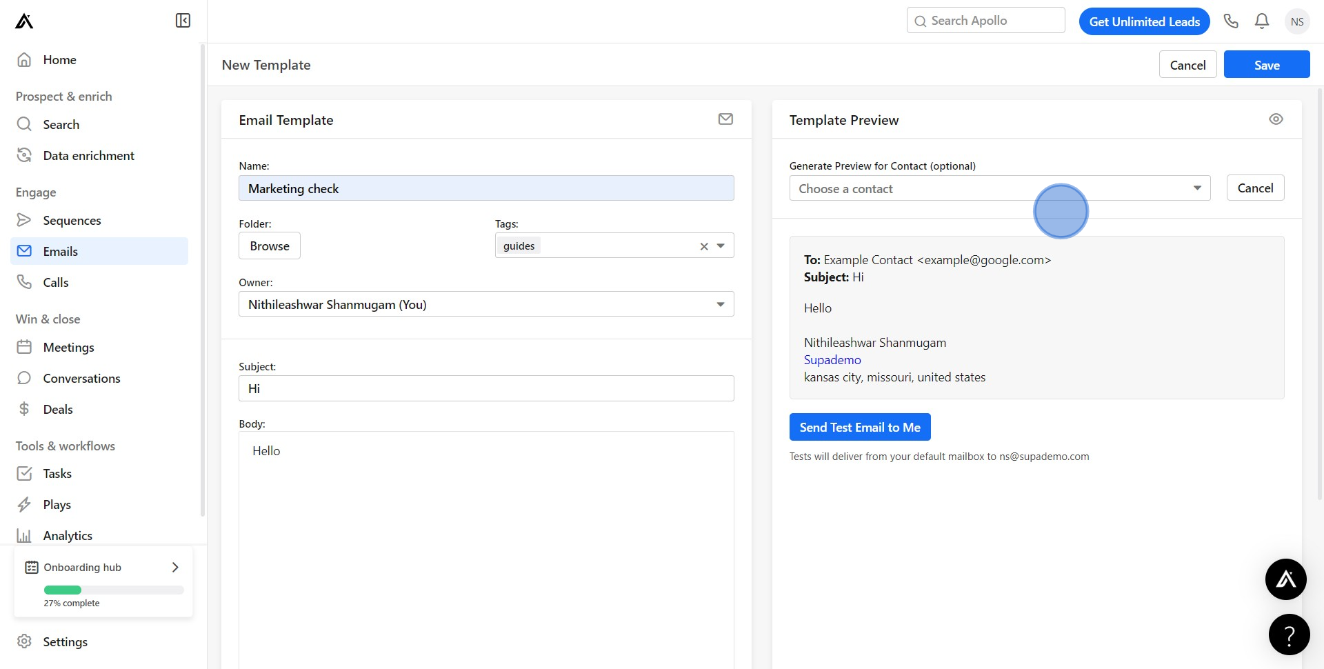 6 Click on "Generate Previe..."