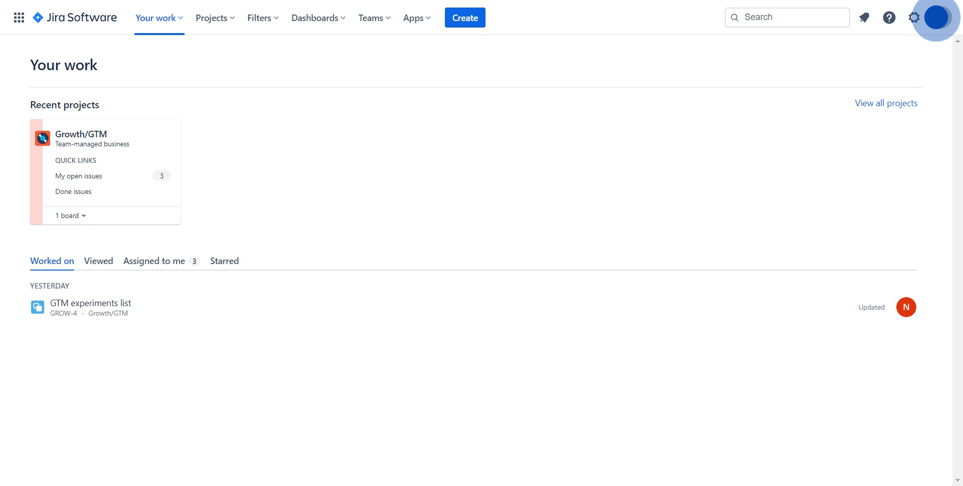 1 Click on "Image"
