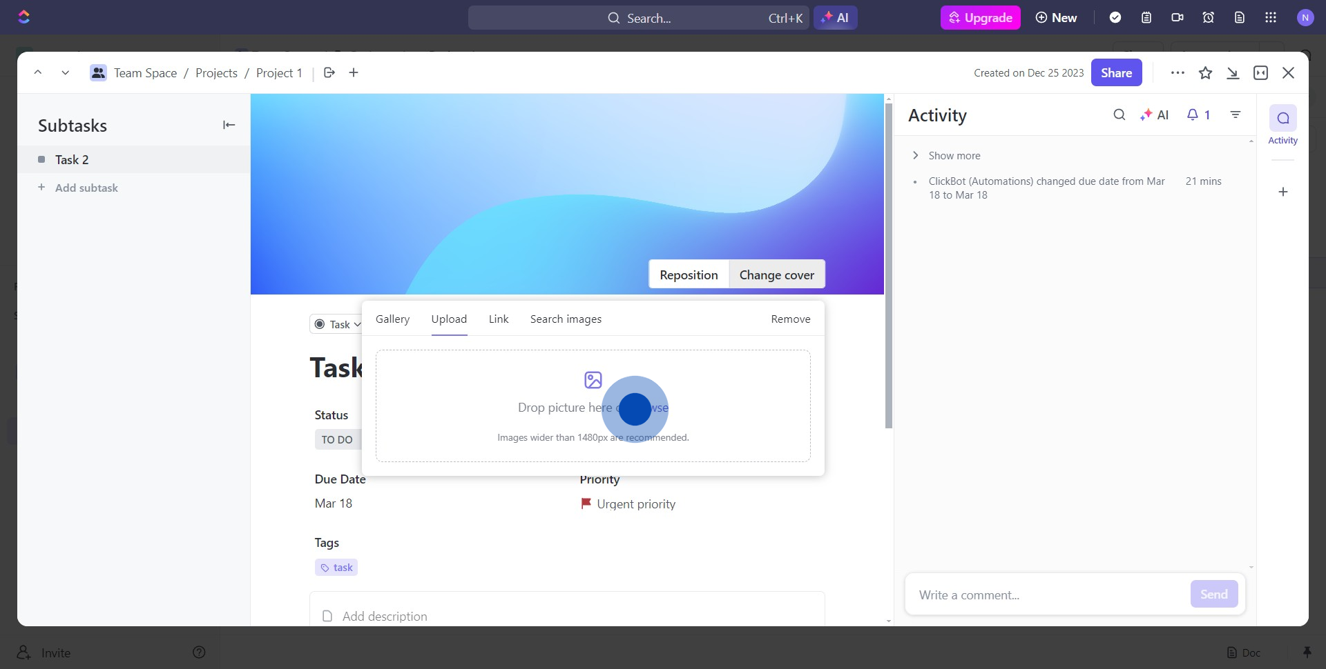 6 Click on "Browse"