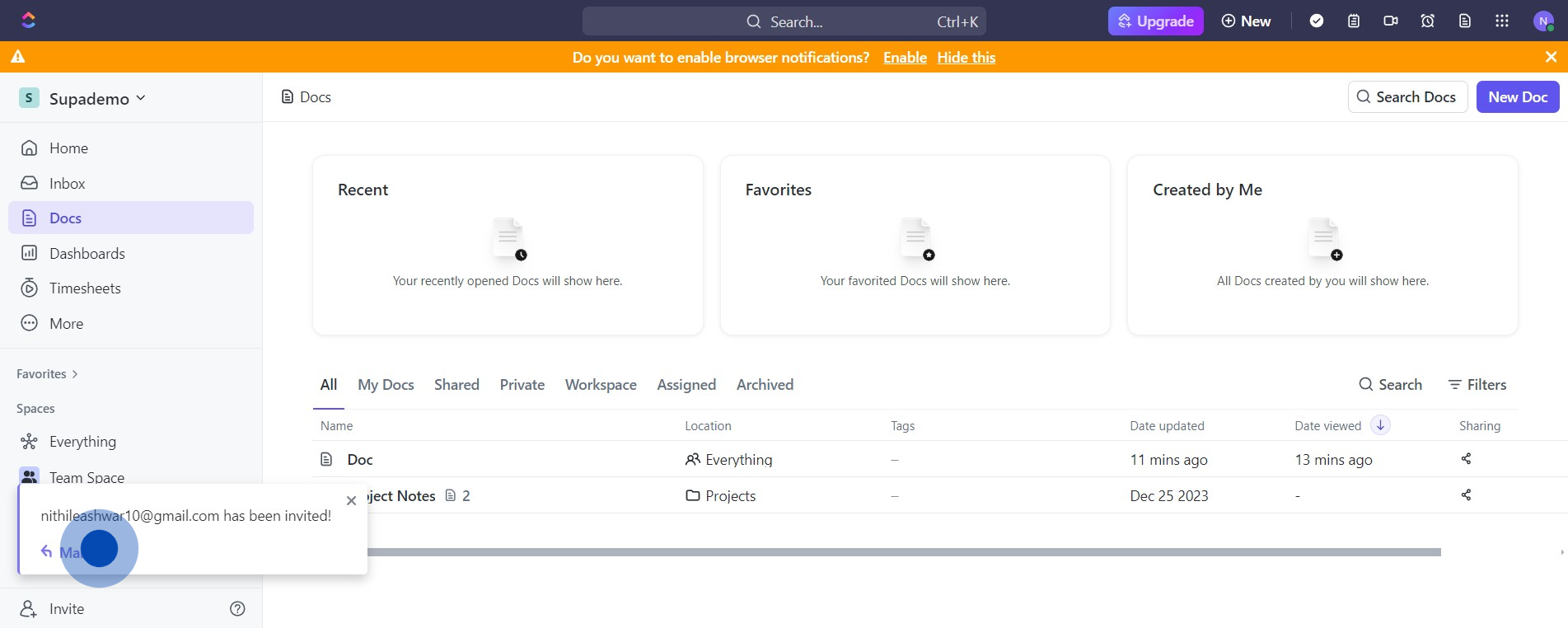 7 Click on "Manage"