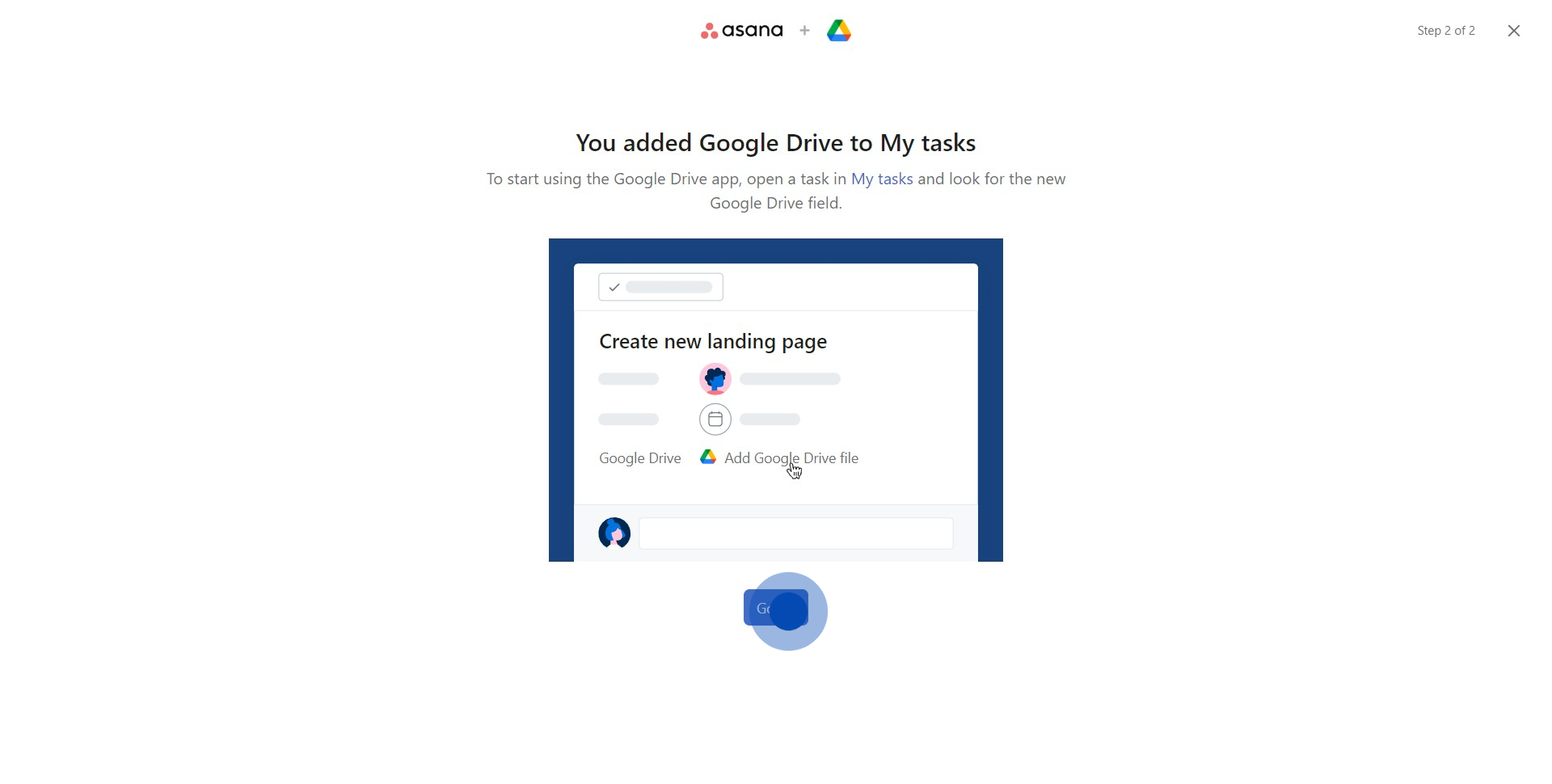 9 Click on "Got it!"
