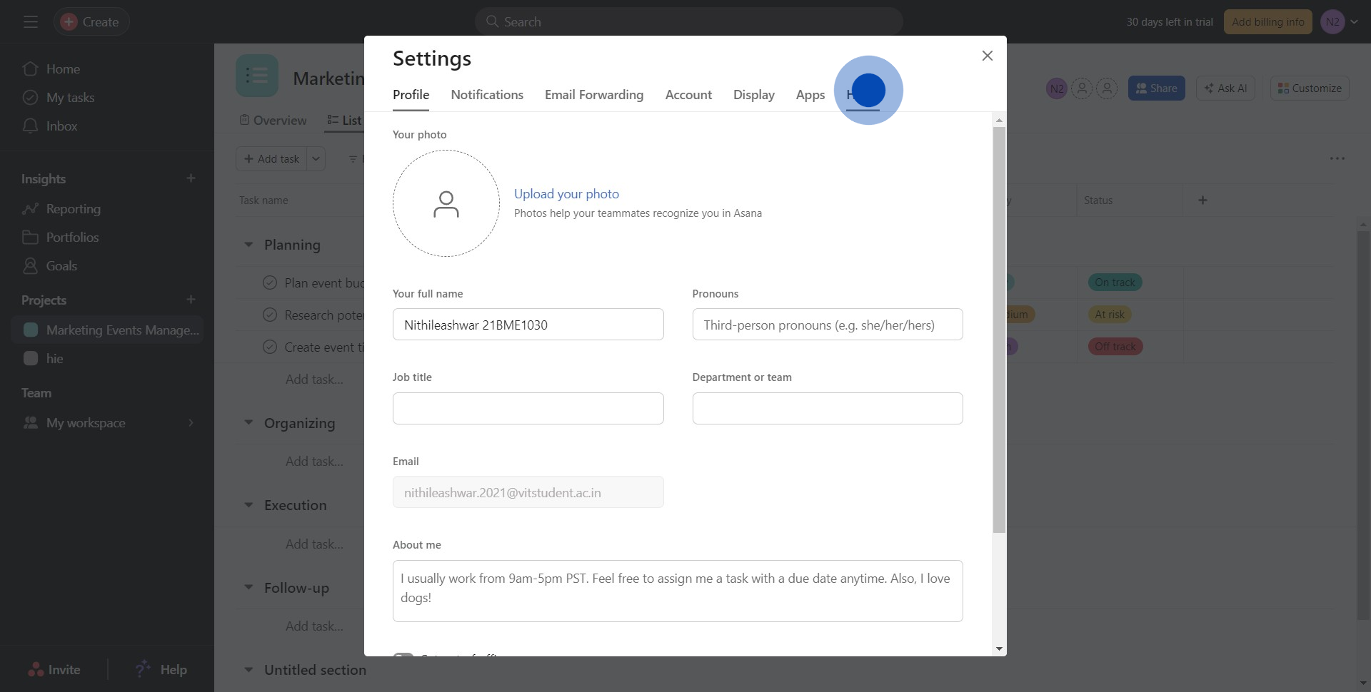 3 Click on "Hacks"