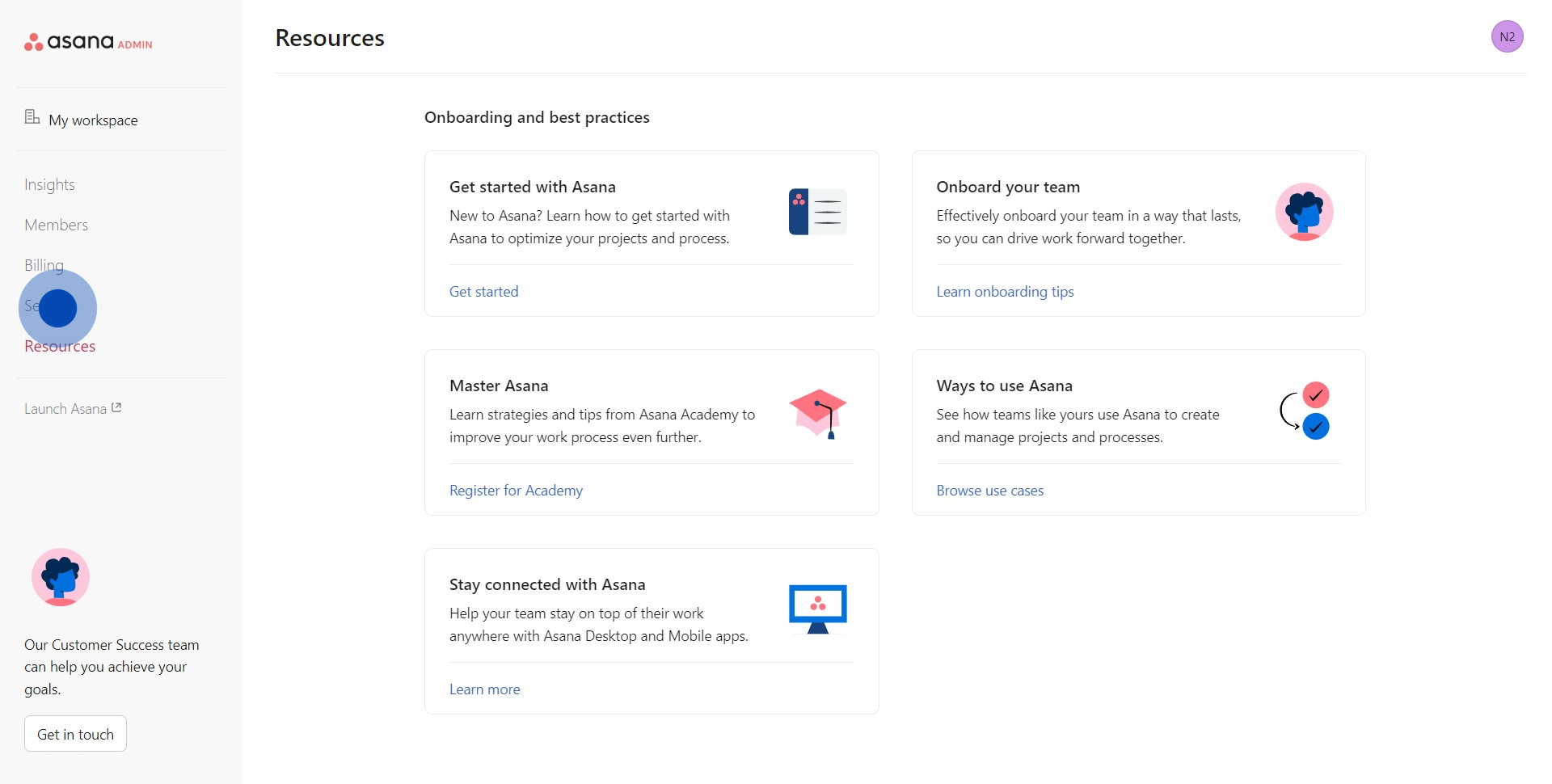 3 Click on "Settings"