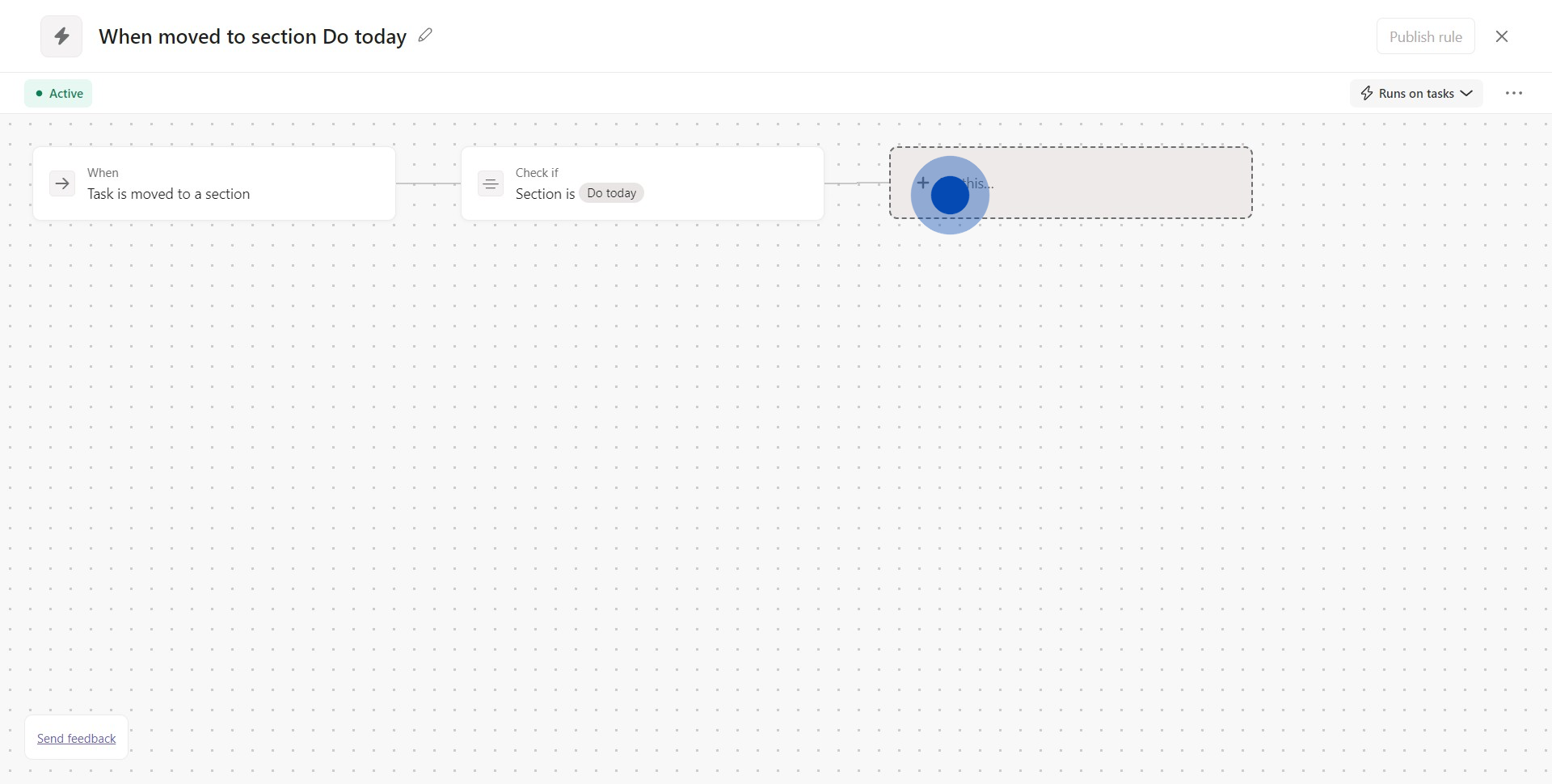 4 Click on "Do this…"