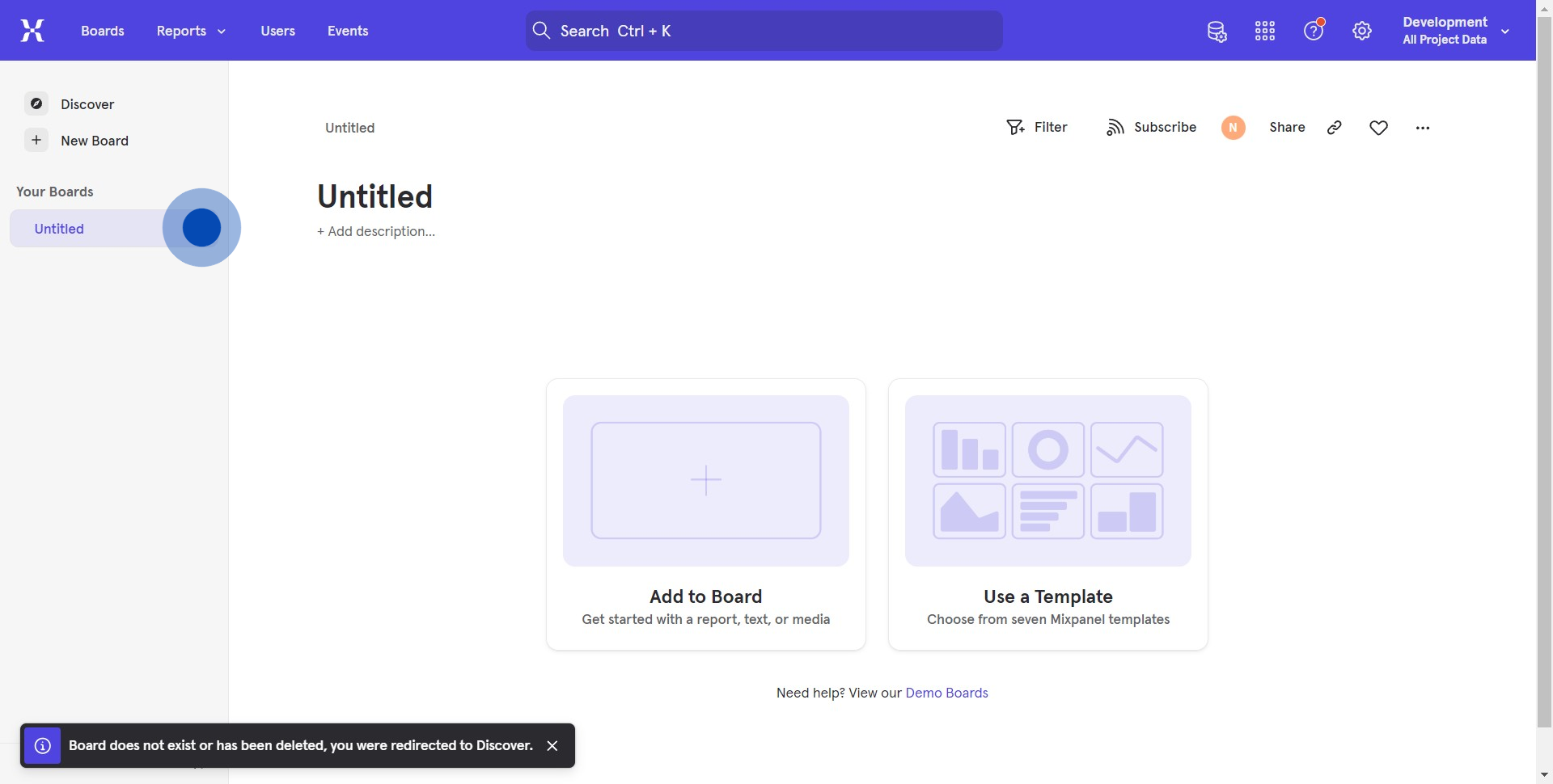 2 Click on "Untitled+ Add ..."