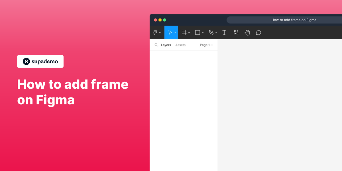 How to add a Frame in Figma