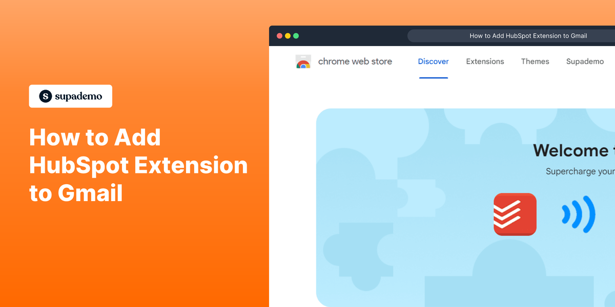 How to add HubSpot extension to Gmail