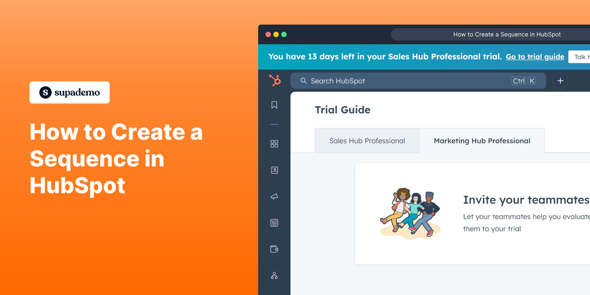 How to create a sequence in HubSpot