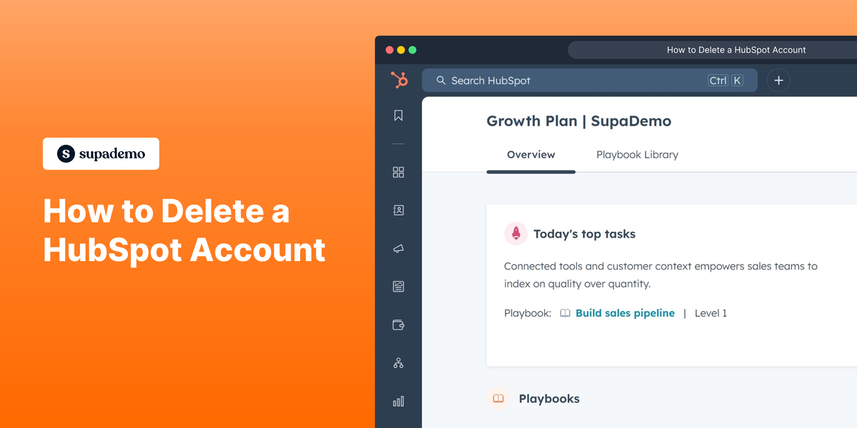 How to delete a HubSpot account