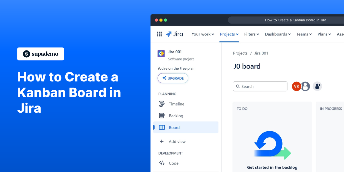 How to create a Kanban board in Jira