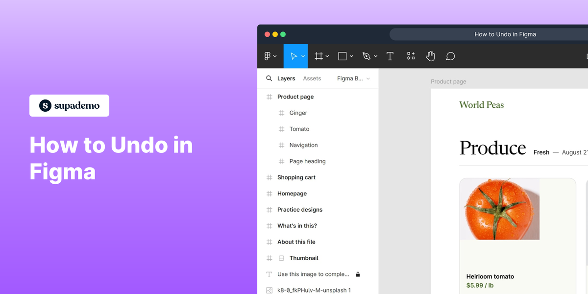 How to undo in Figma