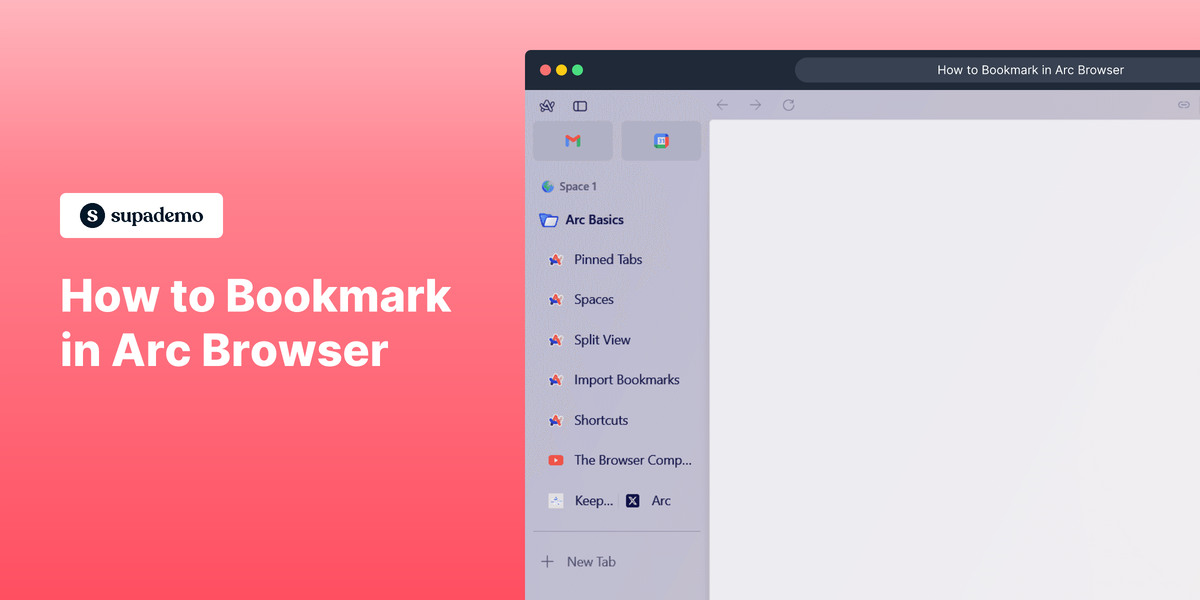 How to Bookmark in Arc Browser