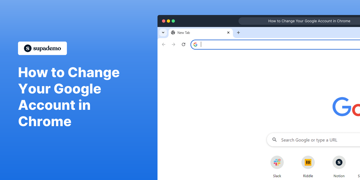 How to Change Your Google Account in Chrome