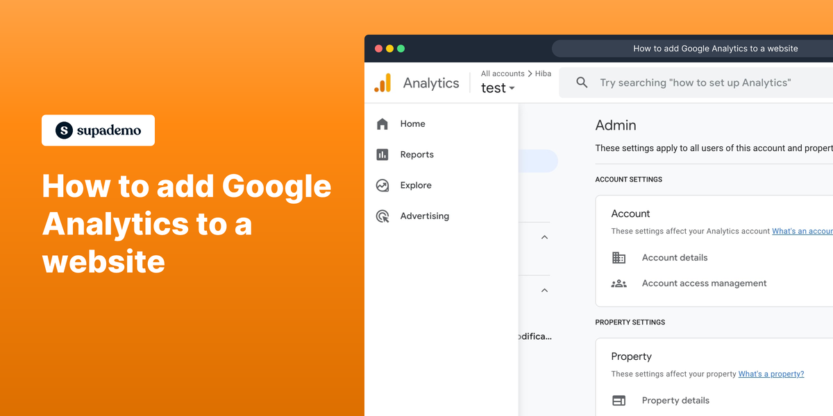 How to add Google Analytics to a website