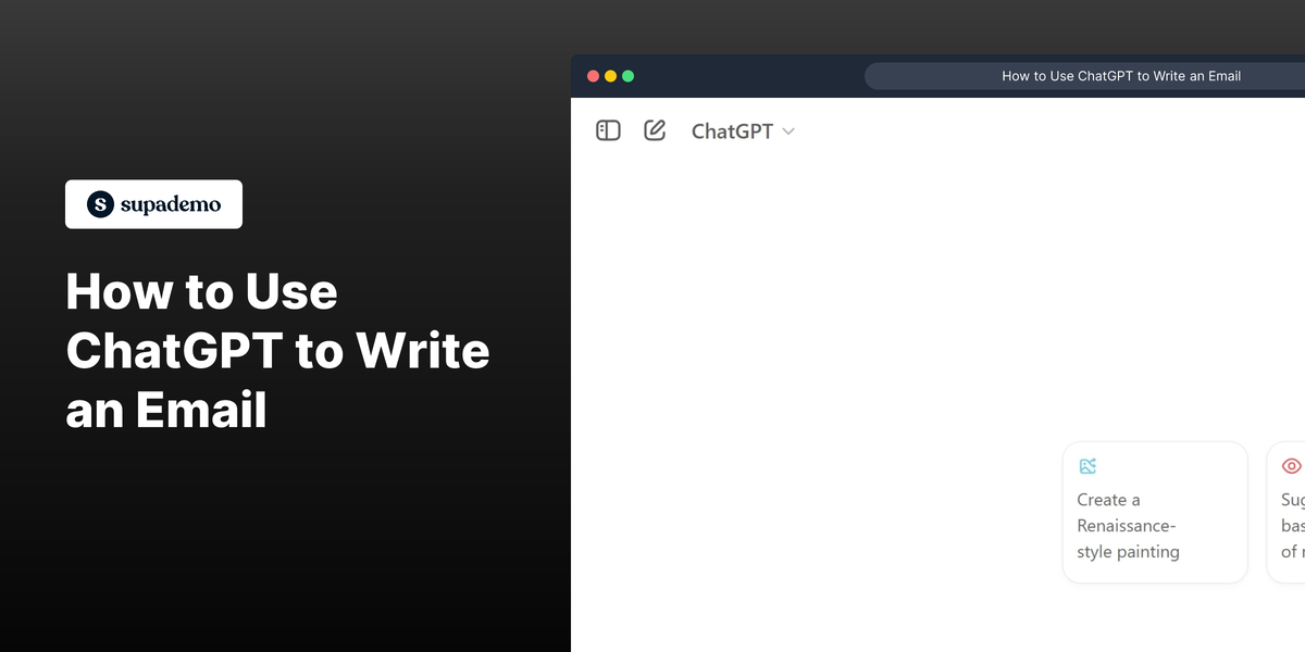 How to Use ChatGPT to Write an Email