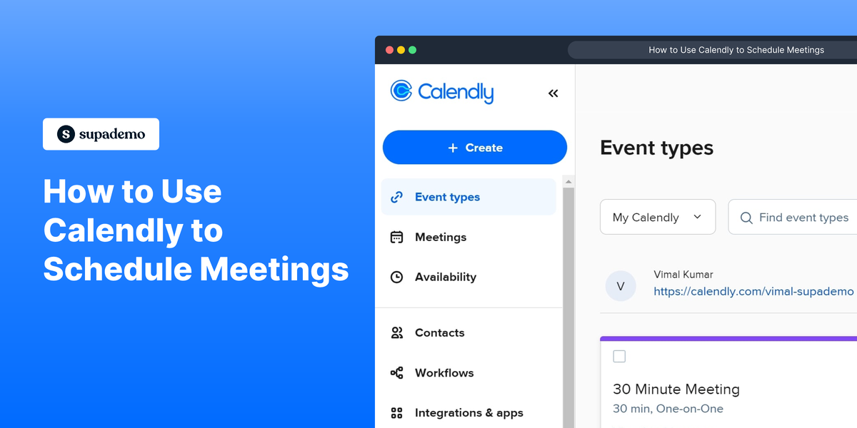 How to Use Calendly to Schedule Meetings