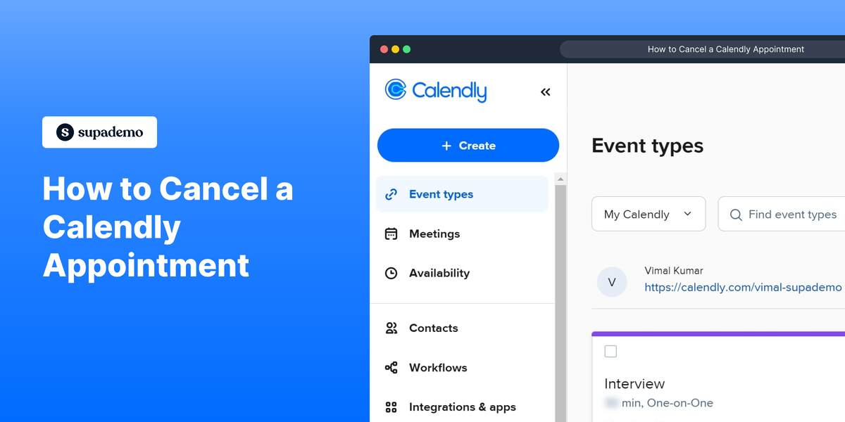 How to Cancel a Calendly Appointment