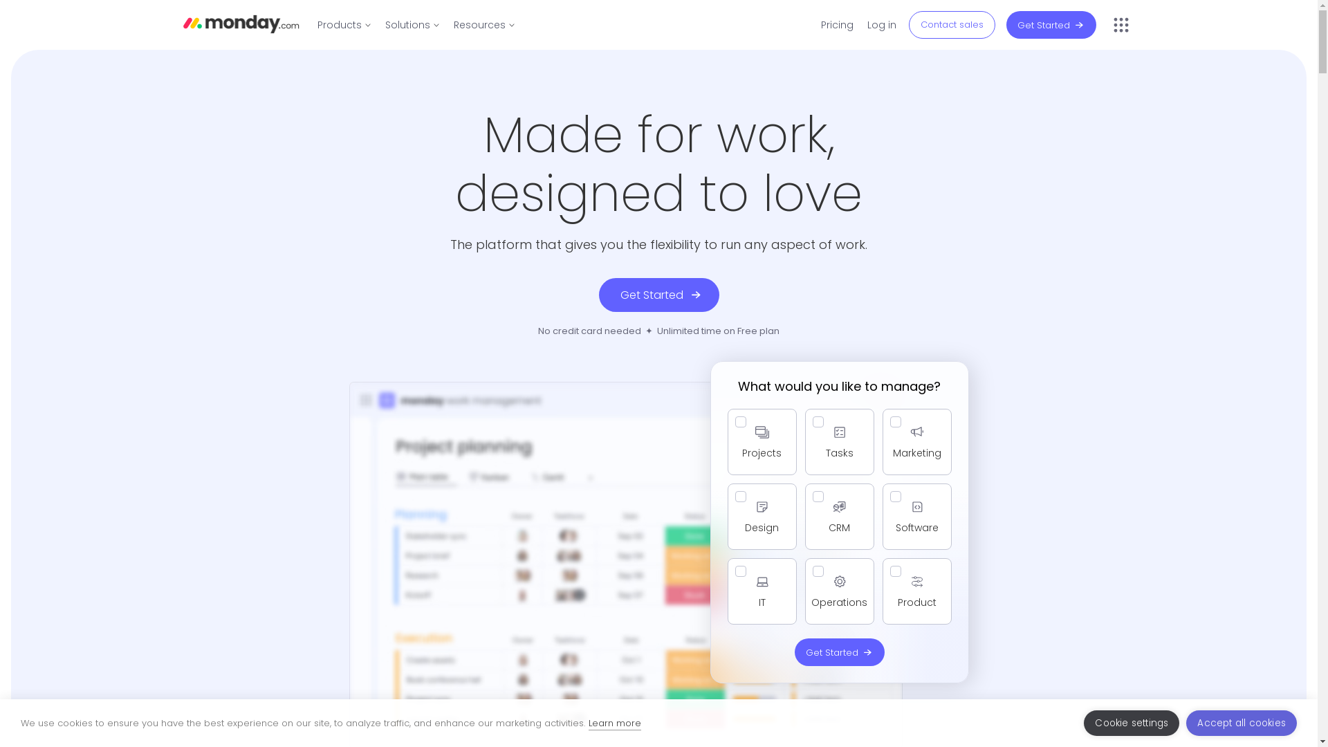 Monday.com Interface