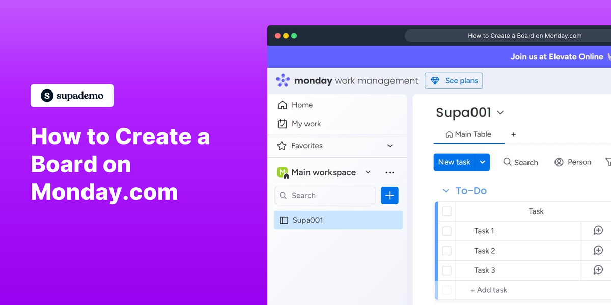 How to Create a Board on Monday.com
