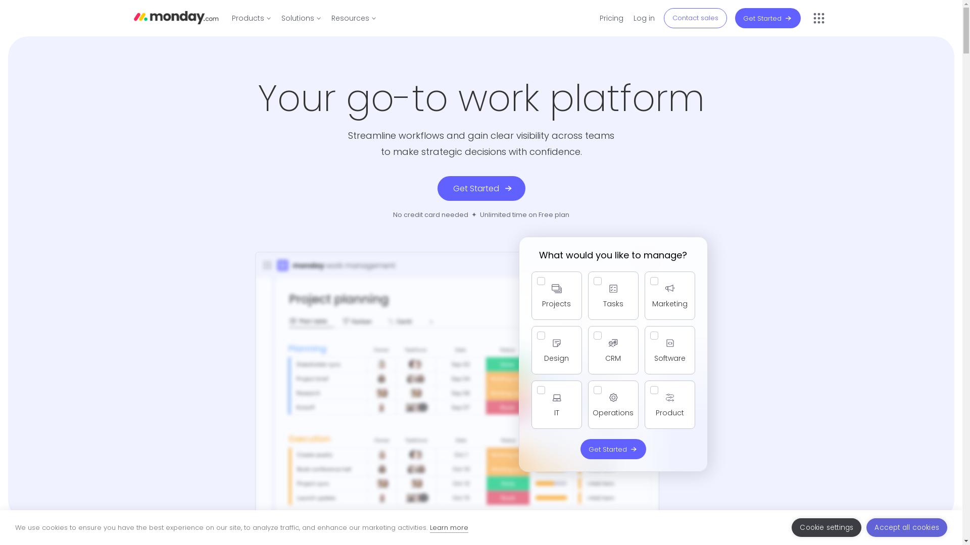 Monday.com screenshot
