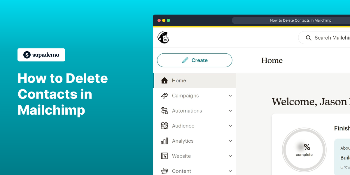 How to Delete Contacts in Mailchimp