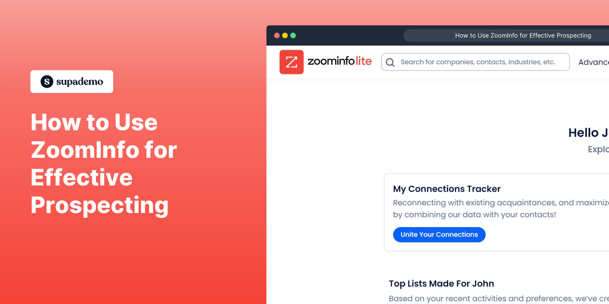 How to Use ZoomInfo for Effective Prospecting