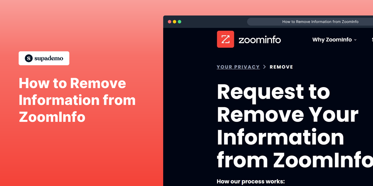 How to Remove Information from ZoomInfo