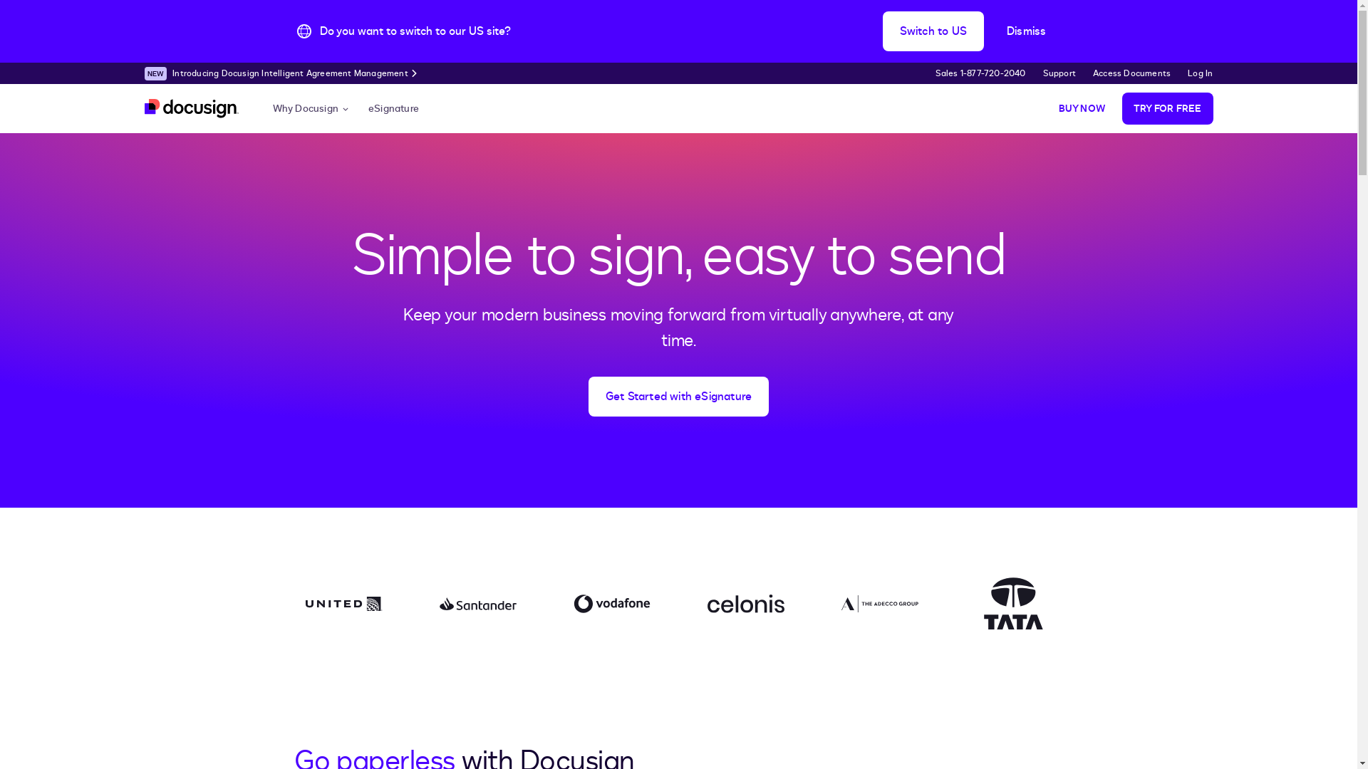 DocuSign screenshot